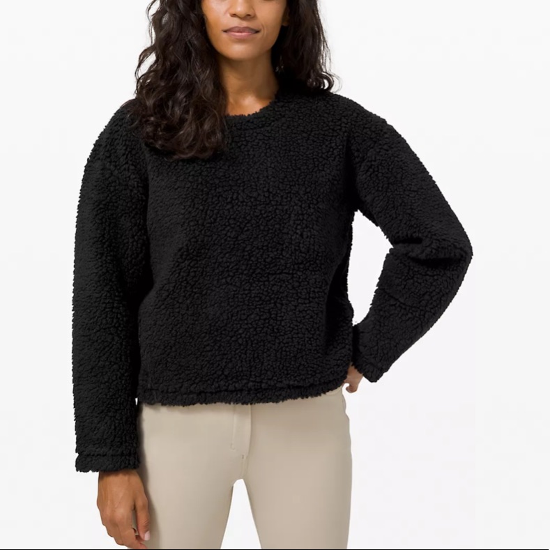Lululemon Athletica Black Teddy Jacket